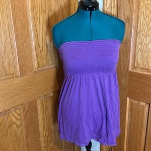 Arizona purple stretch tube top